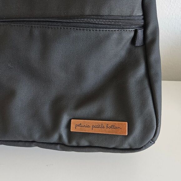 Petunia Pickle Bottom | Meta Baby Bag Backpack in Black Matte Canvas Unisex - Picture 7 of 15